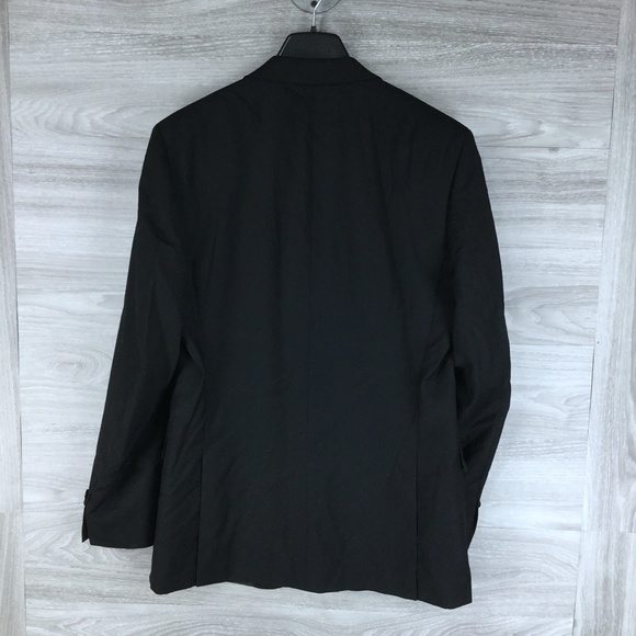 Calvin Klein Wool Black Suit Jacket - Picture 3 of 5
